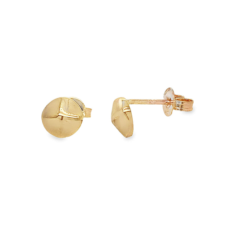 Auric Stud Earring 9kt Yellow Gold
