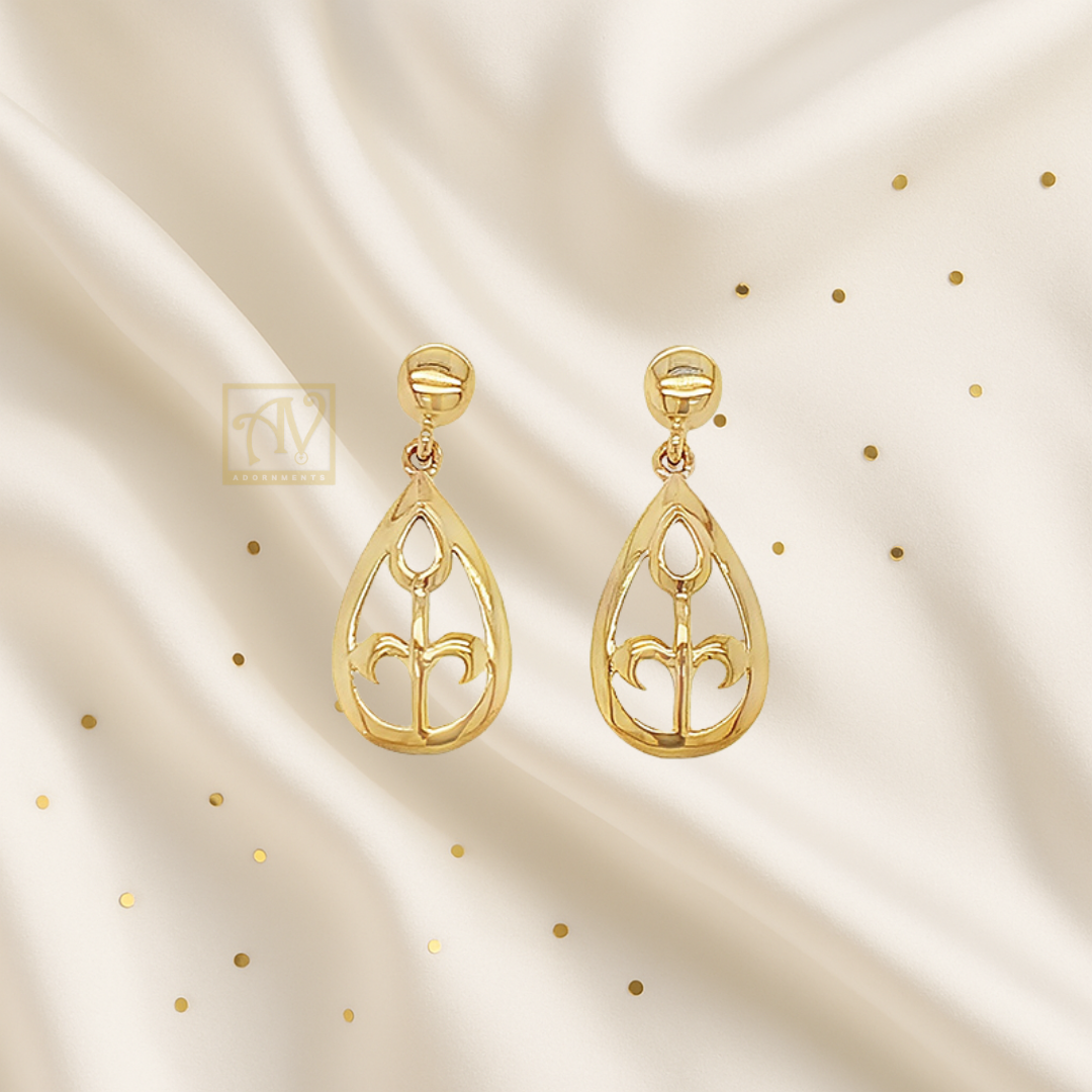 Aurora Drop Earring 9kt Yellow Gold