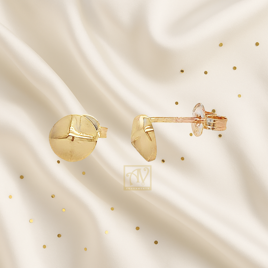 Auric Stud Earring 9kt Yellow Gold