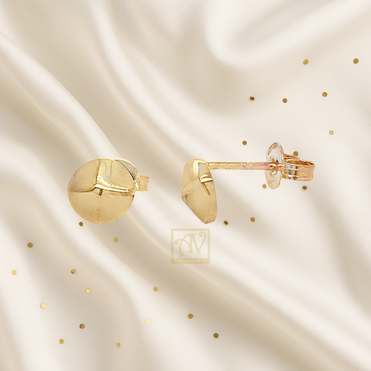 Auric Stud Earring 9kt Yellow Gold