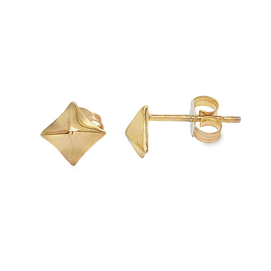 Zari Stud Earring 9kt Yellow Gold