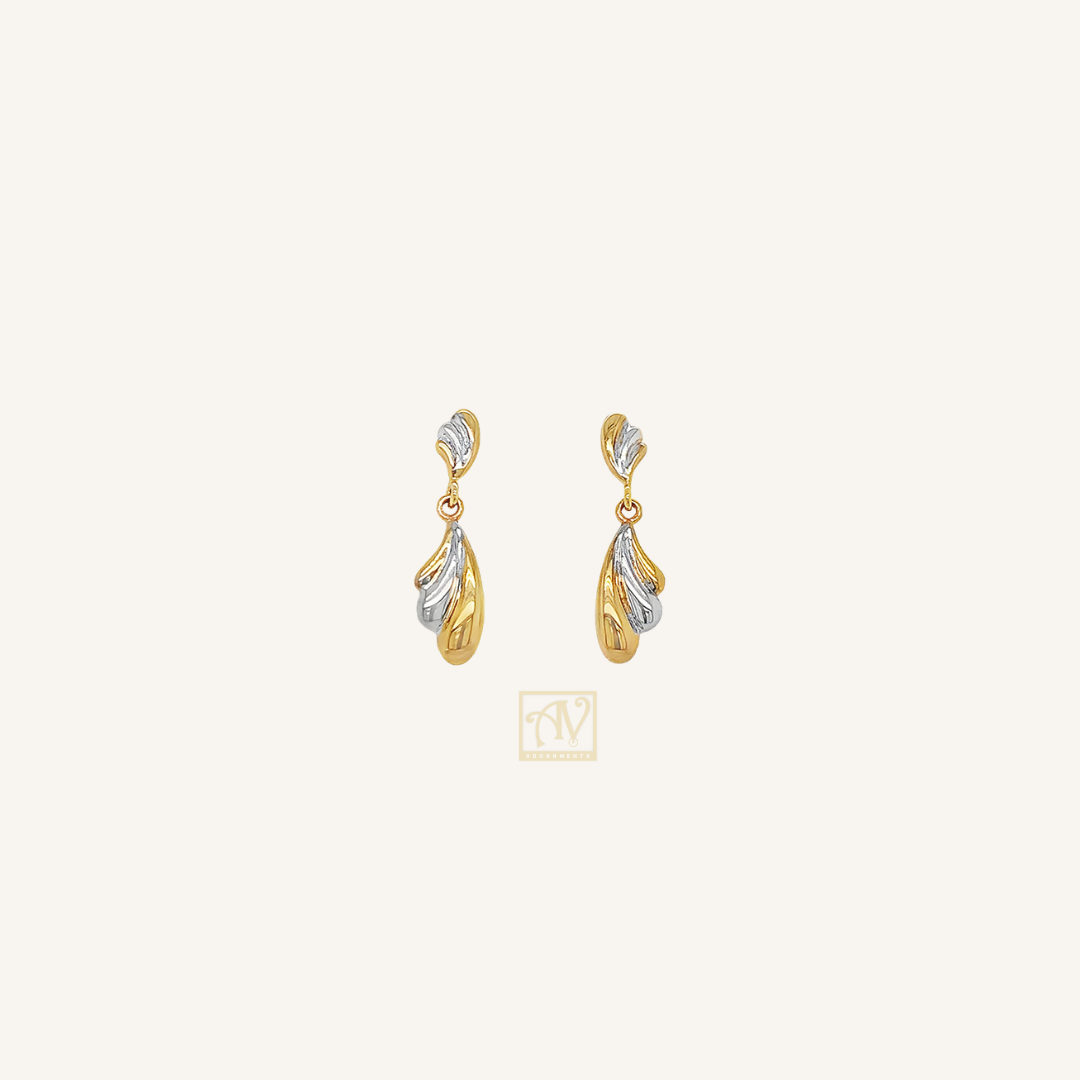 Sunlit Drop Earring 9kt Yellow Gold