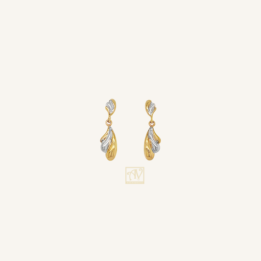 Sunlit Drop Earring 9kt Yellow Gold